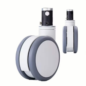 150mm TPU Central Locking-Medical Caster with Plastic Housing Short Shaft