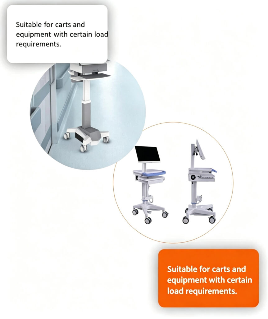 Medical Caster Wheel with Brake -0