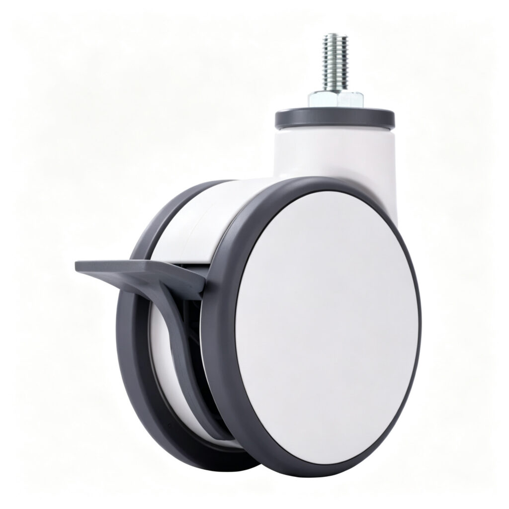 5-inch swivel medical wheels