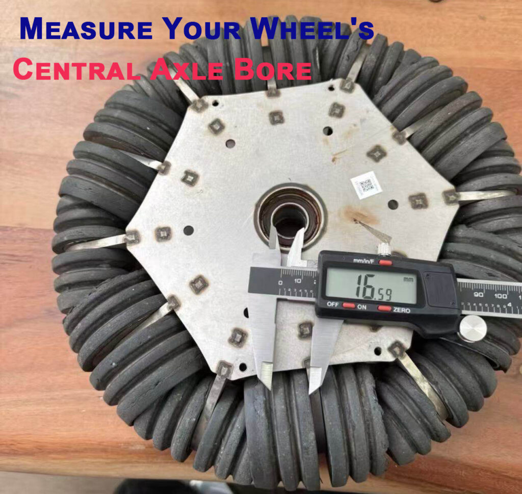 Measure Your Wheel's Central Axle Bore (Bearing Inner Diameter)