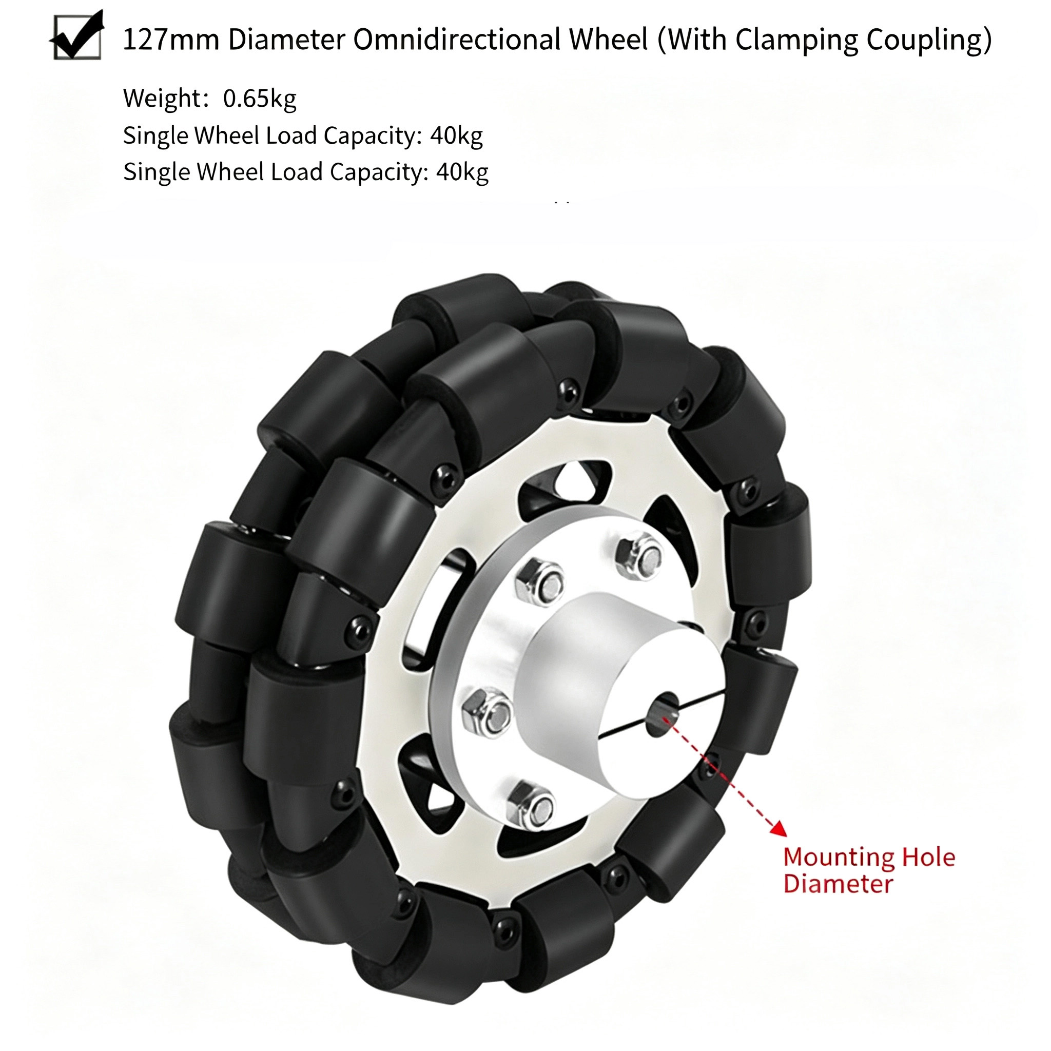A-Series Omni Wheels 60-203mm for Educational Robots