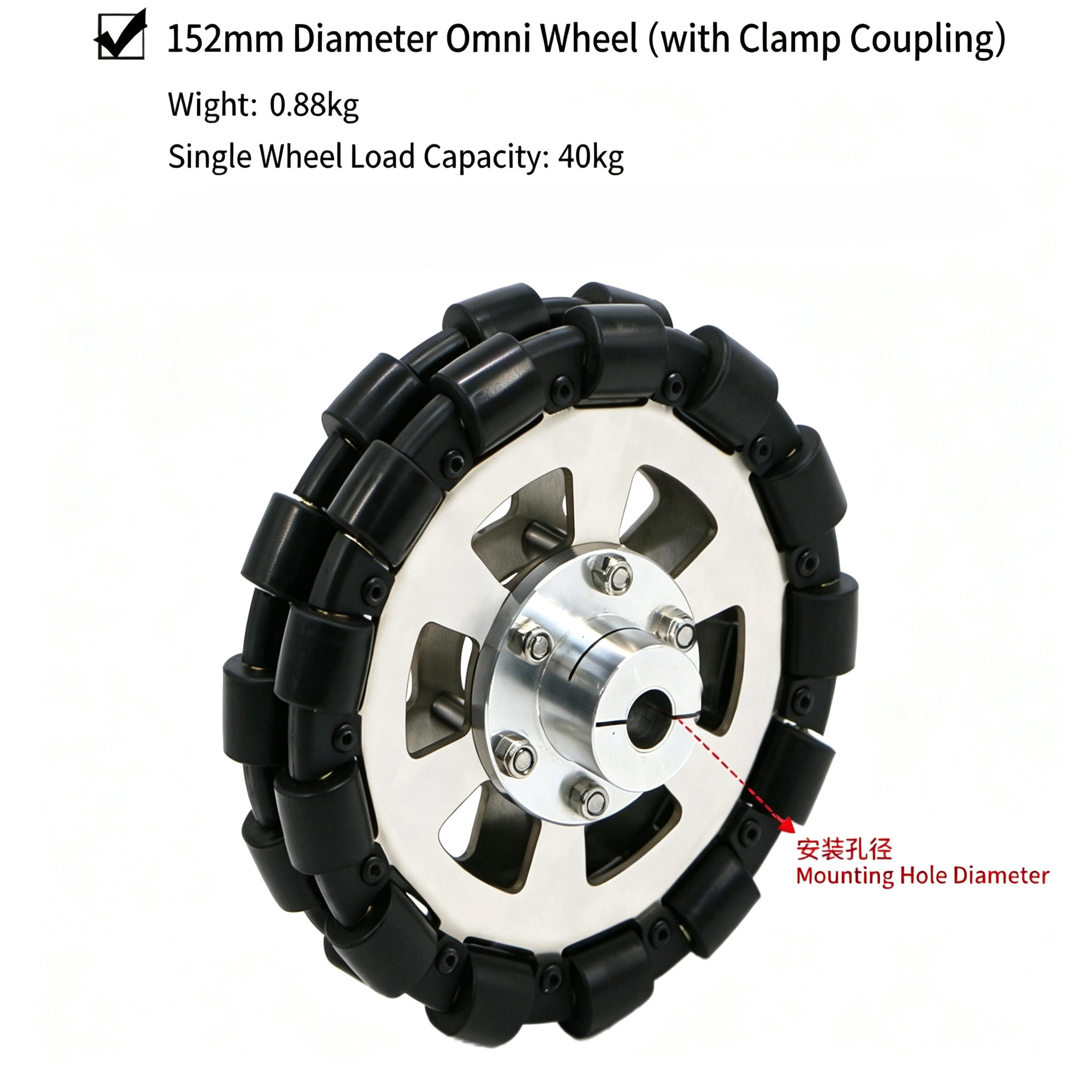 A-Series Omni Wheels 60-203mm for Educational Robots