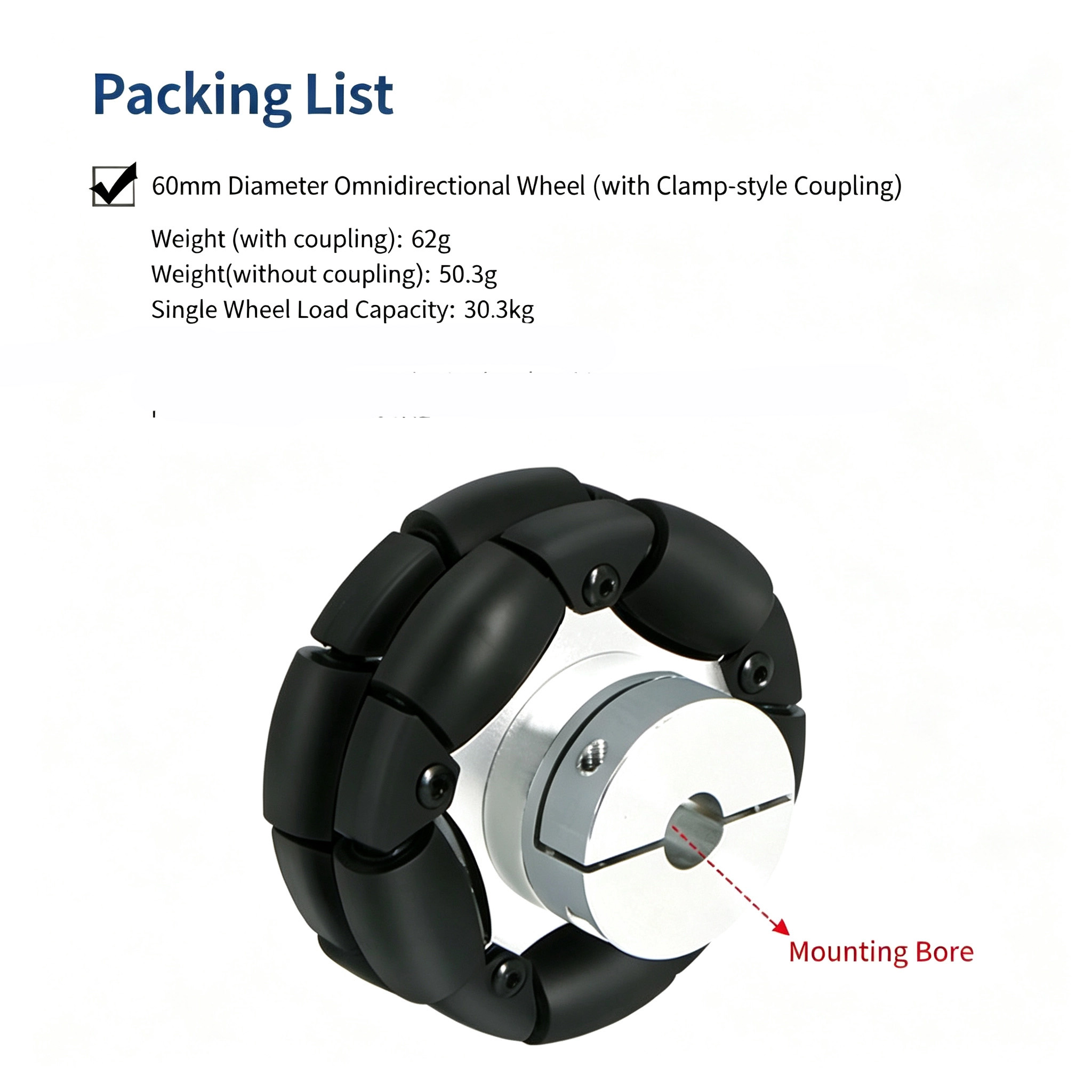 A-Series Omni Wheels 60-203mm for Educational Robots
