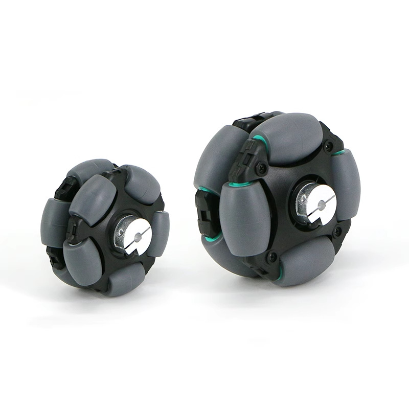 70mm / 85mm Plastic Omni Wheel with Clamp-Type Coupler