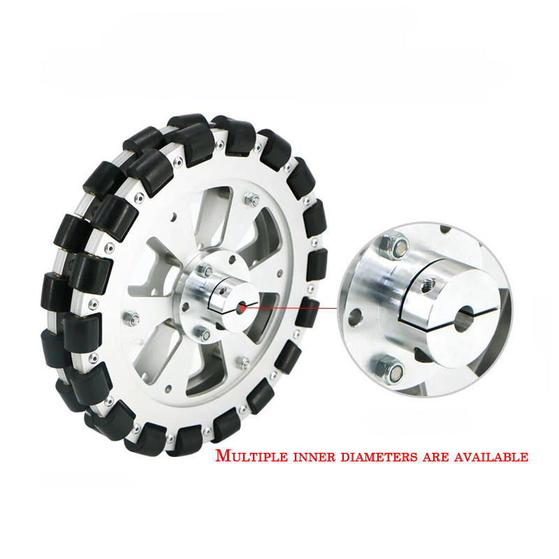 Clamp-Bore Omni Wheels for Educational & Mobile Robots – 60–127mm