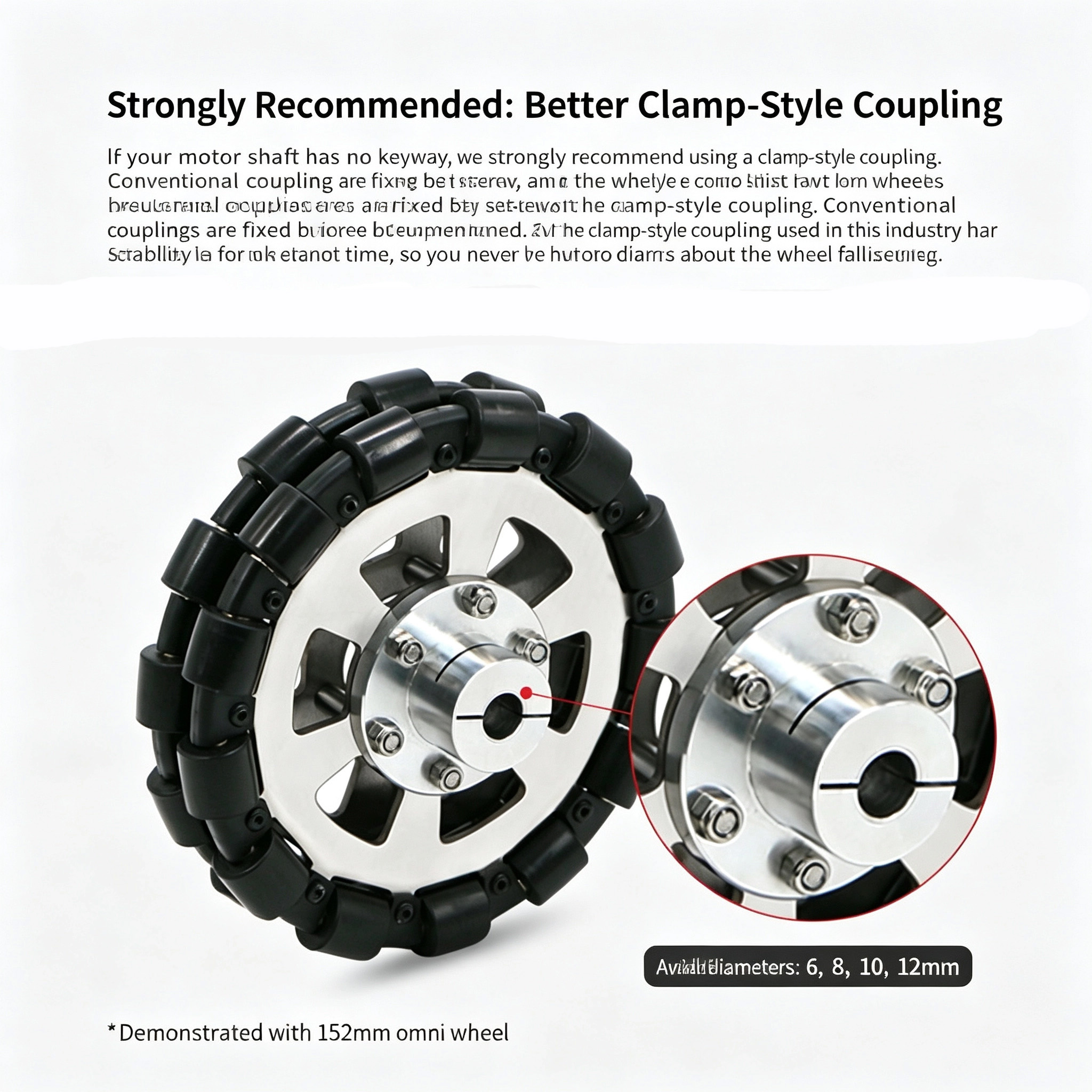 A-Series Omni Wheels 60-203mm for Educational Robots